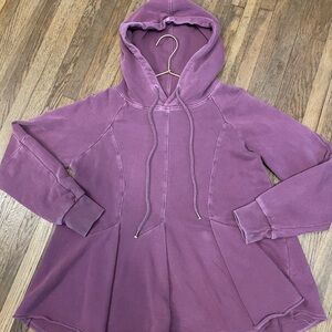 Anthropologie Purple Hoodie Sweatshirt